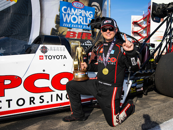 LOUIE FORCE GETS HIS FIRST DRAG RACING TROPHY